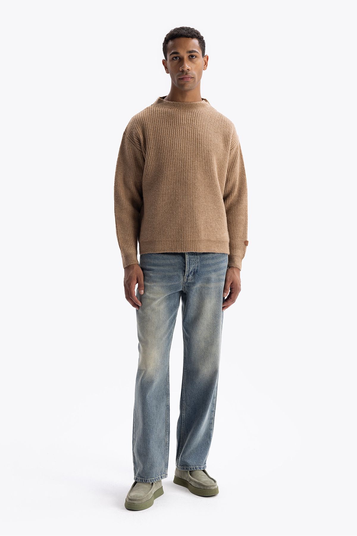 GIESTO-Knitwear Sweater - Taba 1