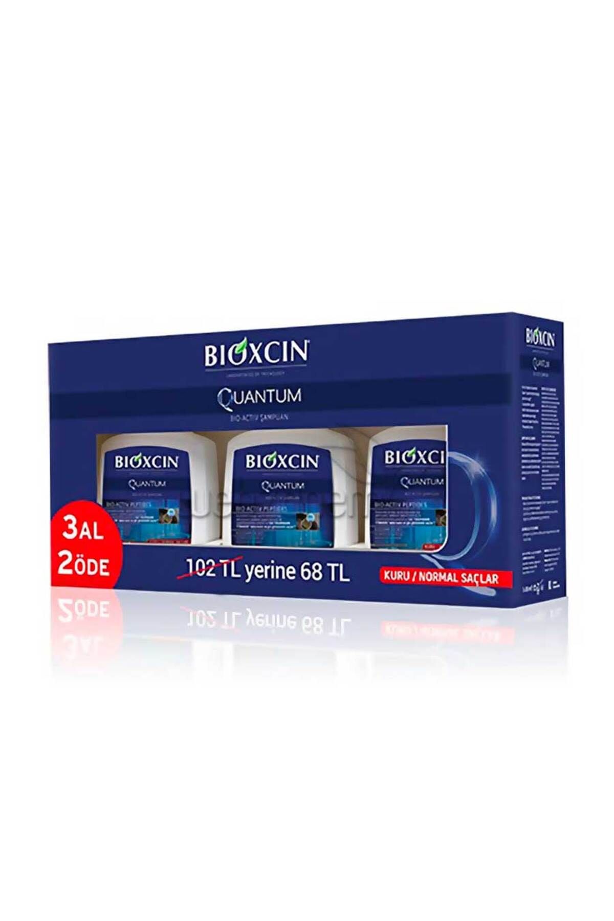 Bioxcin Quantum Bio-activ Kuru Normal Saç 300 ml 3lü Şampuan