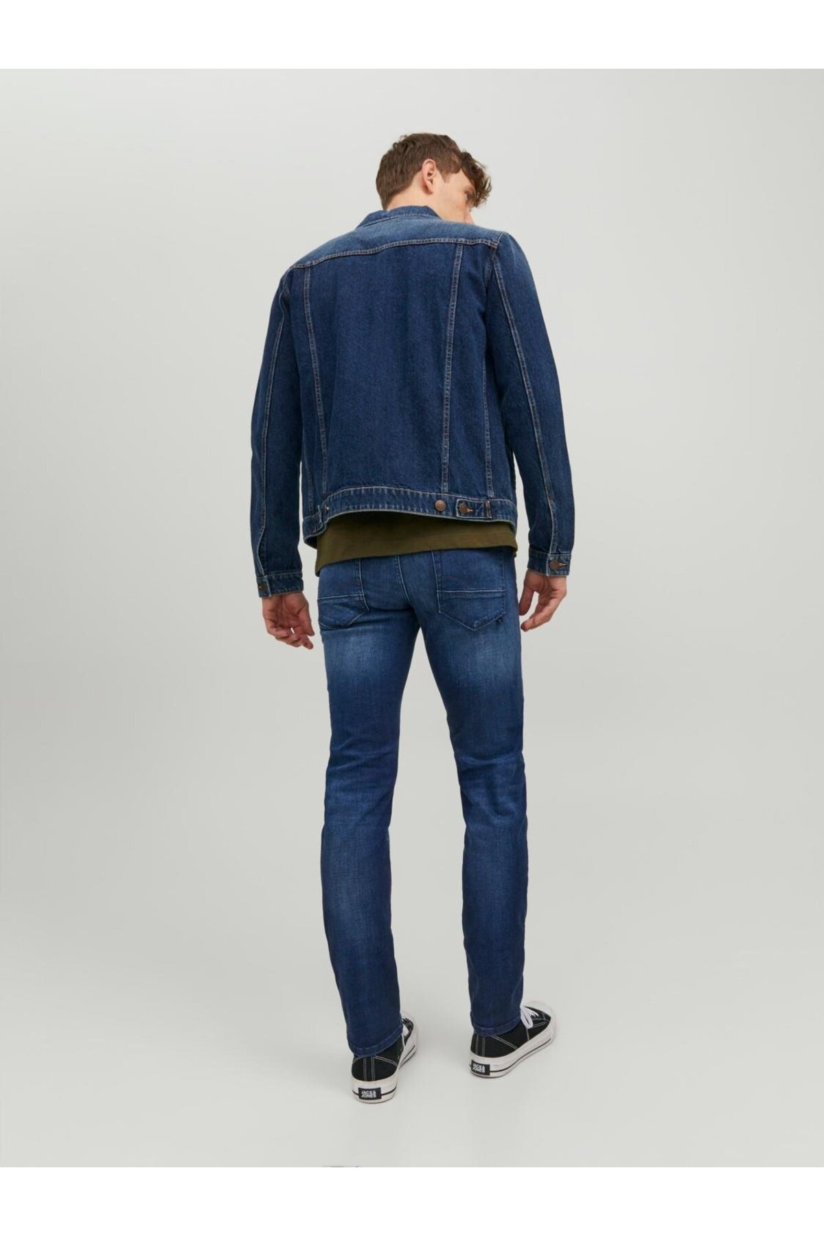 شلوار جین مردانه راسته فاق نرمال | جک اند جونز Jack & Jones 12214782 - تصویر 2