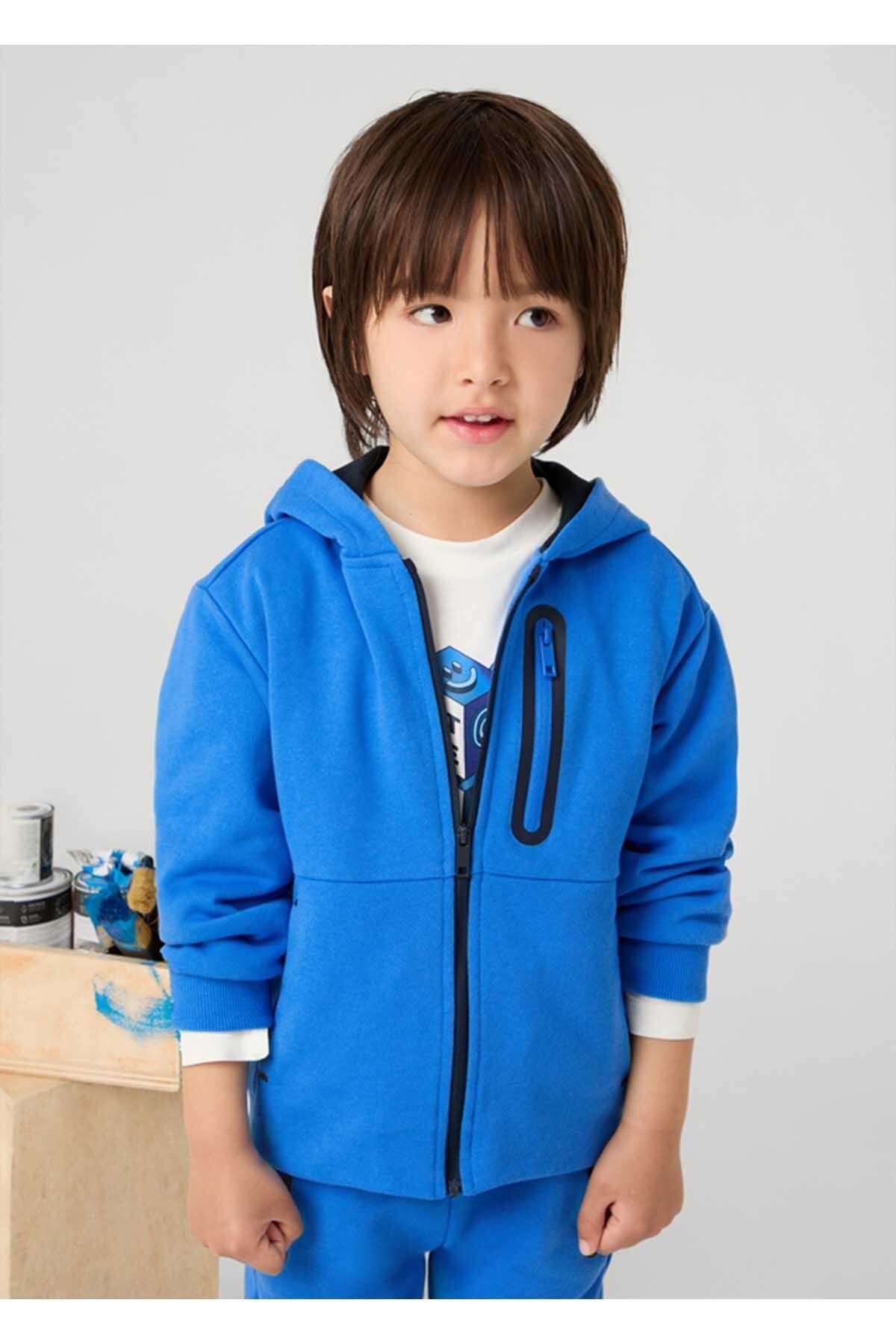 MAYORAL-Winter Boy's Zippered Sweatshirt 1