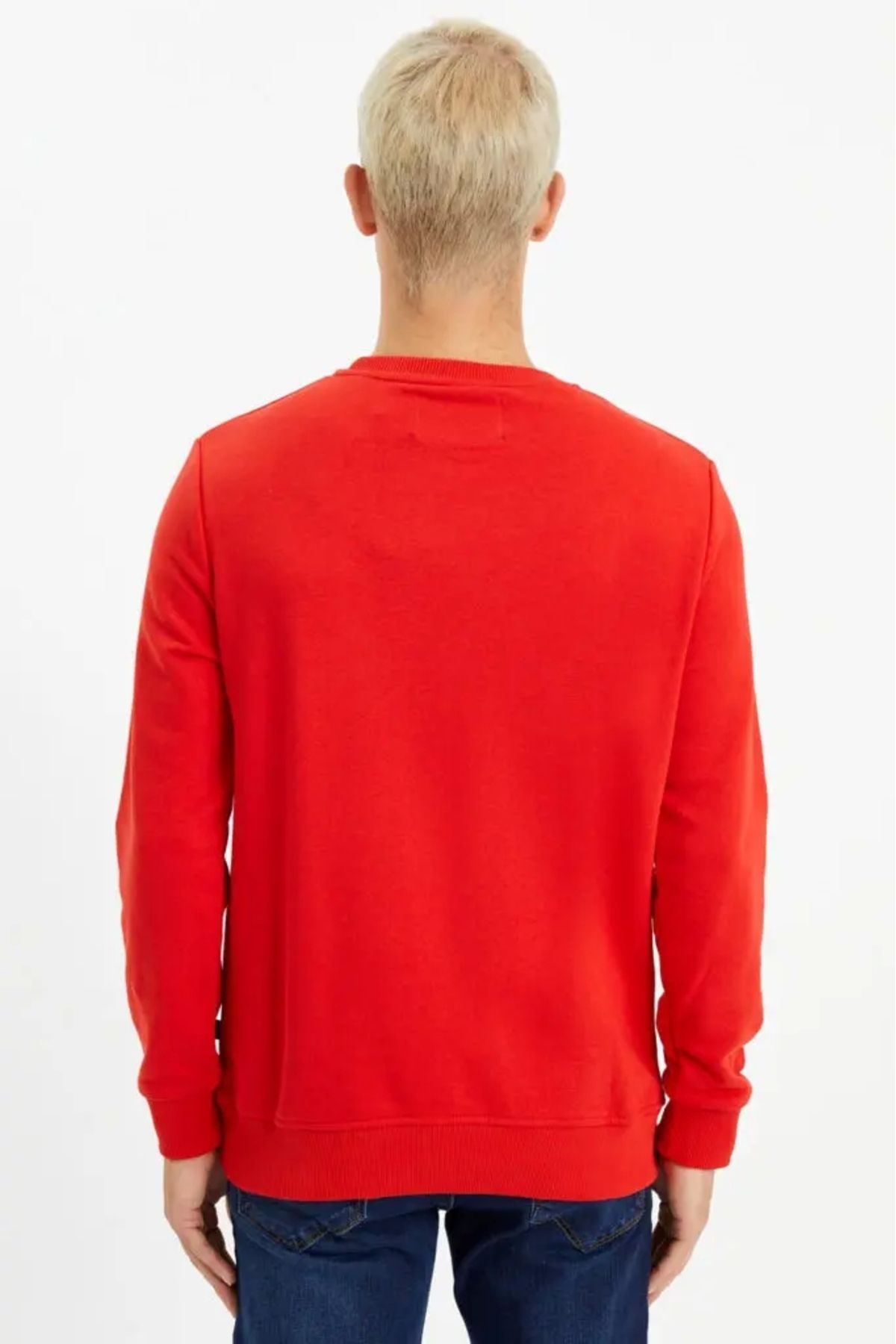 The Crow-Zoom Cut Men's Sweatshirt - Red 5