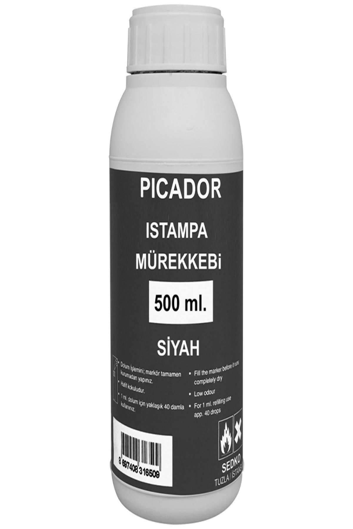 Nextpage Picador Istampa Mürekkepi 500 Cc Siyah Ke 007