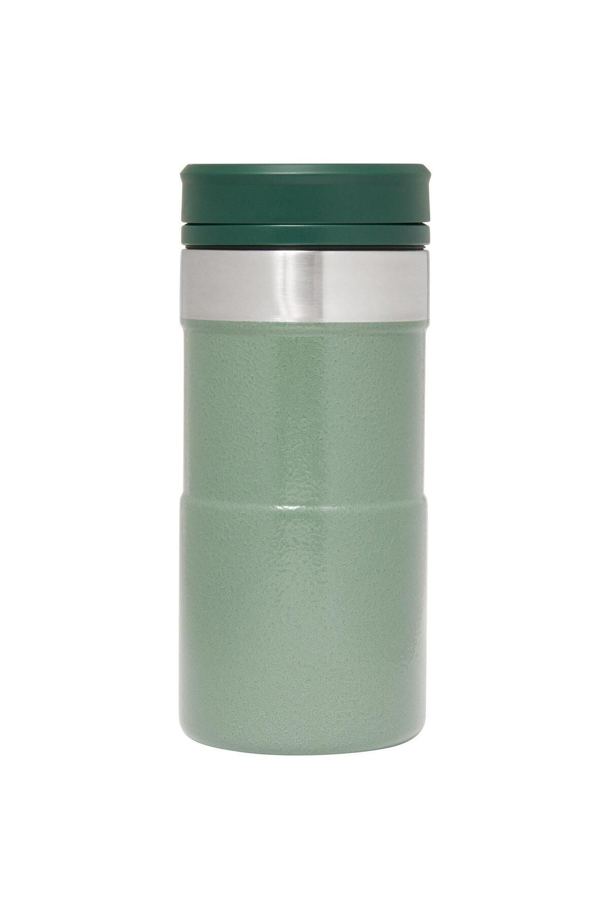 فلاسک سبز مردانه و زنانه کلاسیک NeverLeak Thermos Cup 0.25 Lt Green Stanley