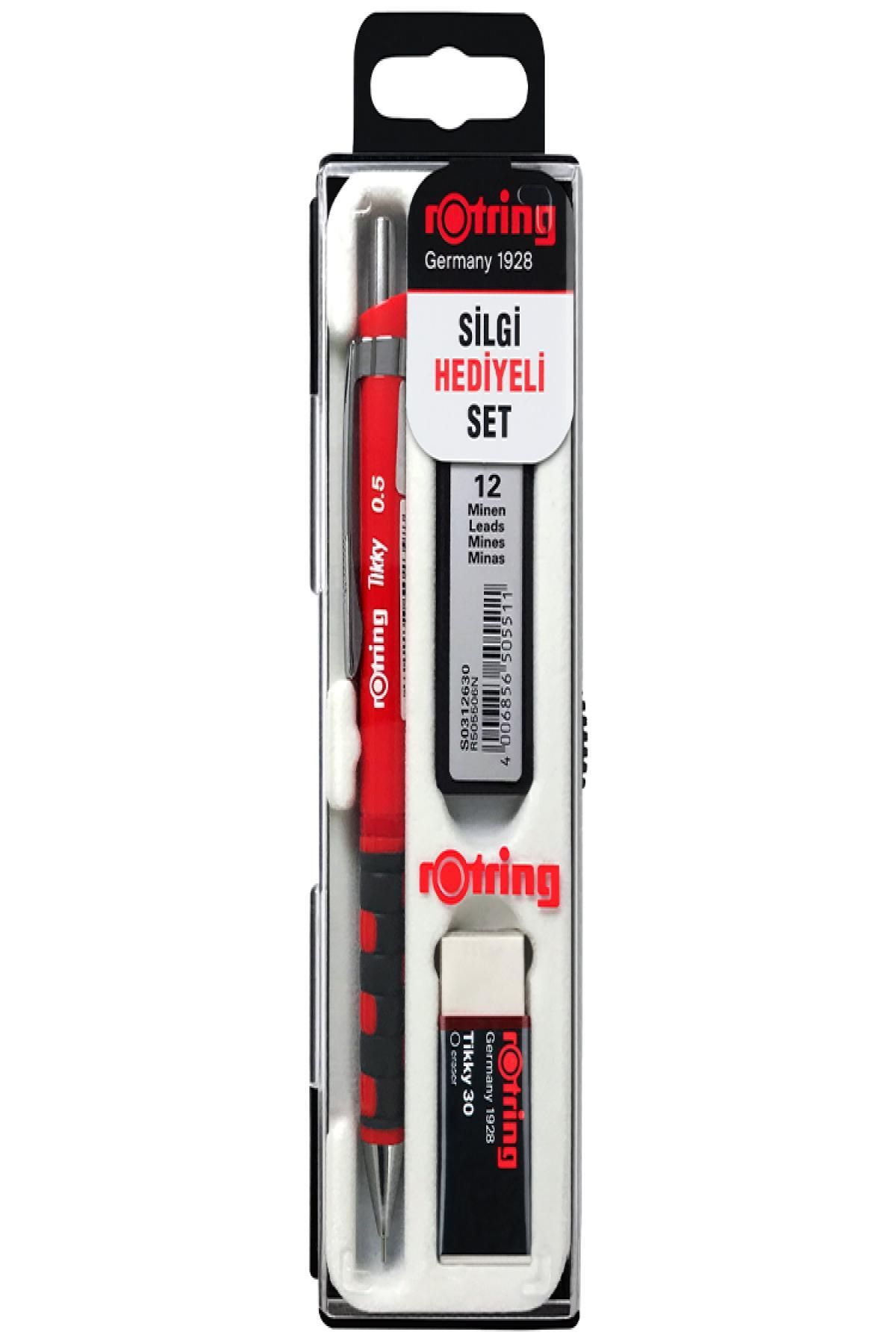 Nextpage Rotring Versatil Kalem Tikky Set 0.5 Mm Kırmızı 166902