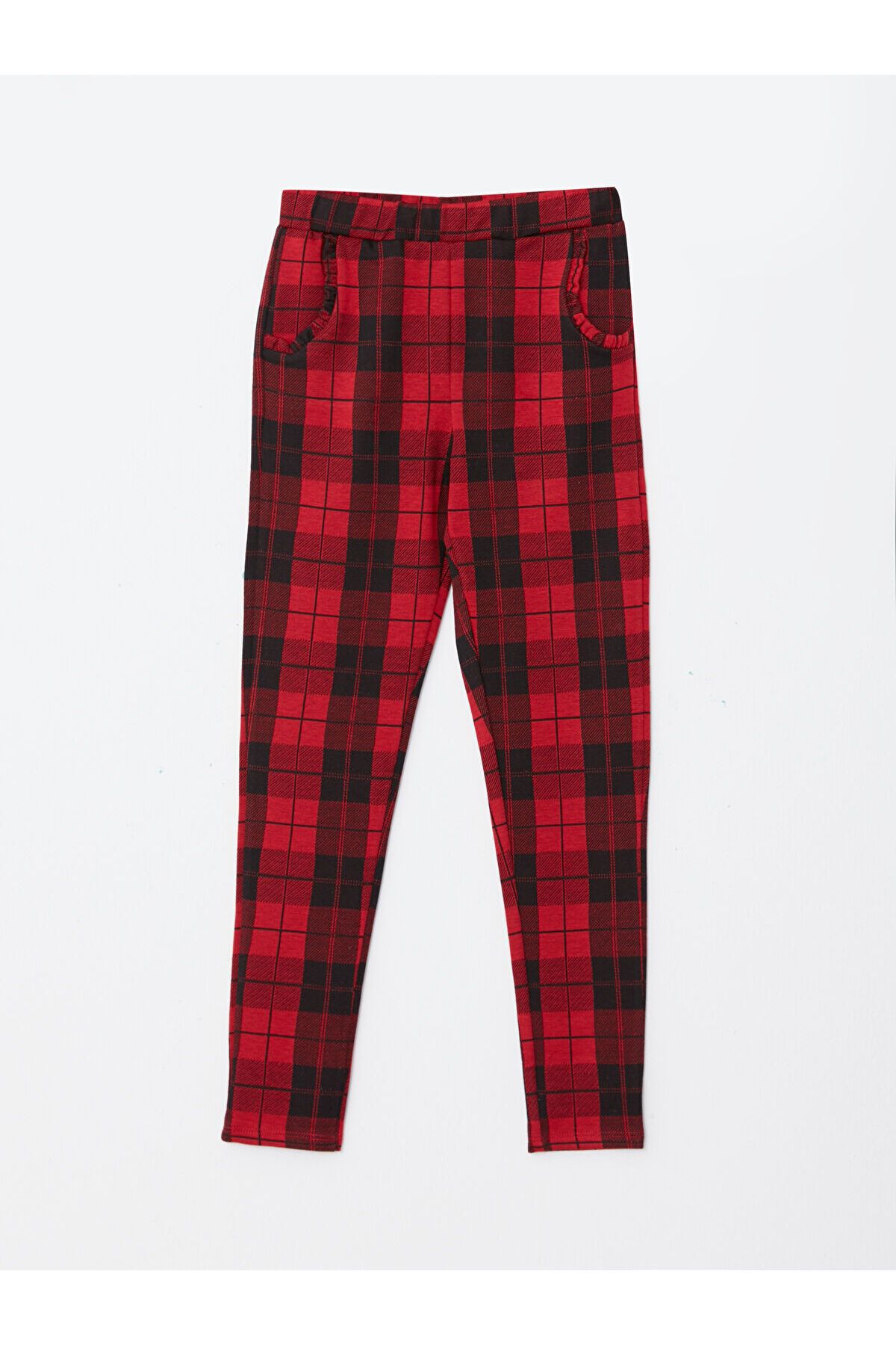 LC Waikiki-Lcw Elastic Waist Plaid Girl's Long Tights 3