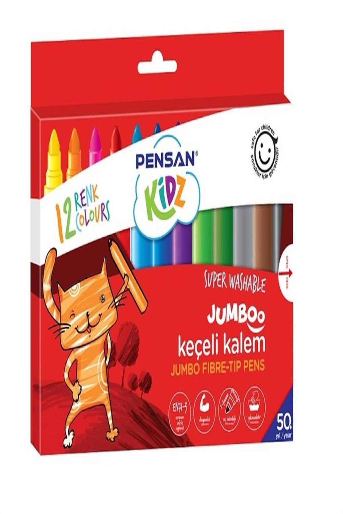 Nextpage Pensan Kidz Yıkanabilir Jumbo  Keçeli Kalem