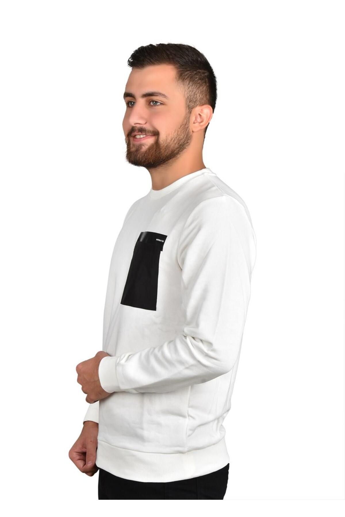 MANTA-5323 Pocket Printed Sweatshirt 2