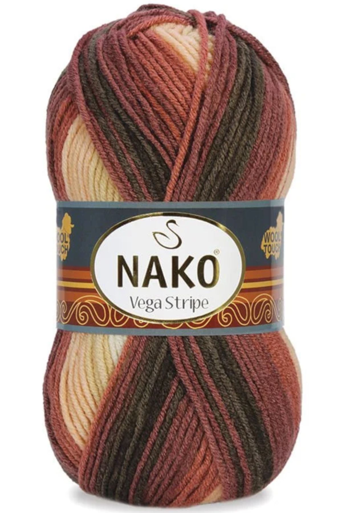 Vega Stripe Ebruli Örgü İpi 83604 - 2