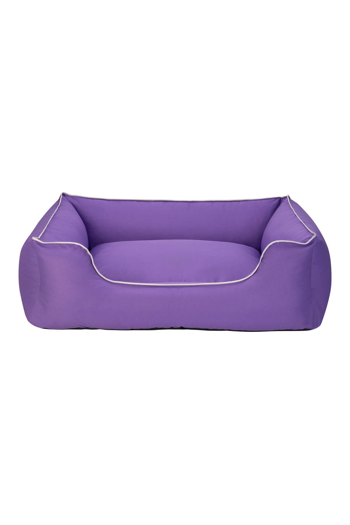 Pet Comfort Alpha Köpek Yatağı Mor w Beyaz Biye L 105x85cm ZRNET