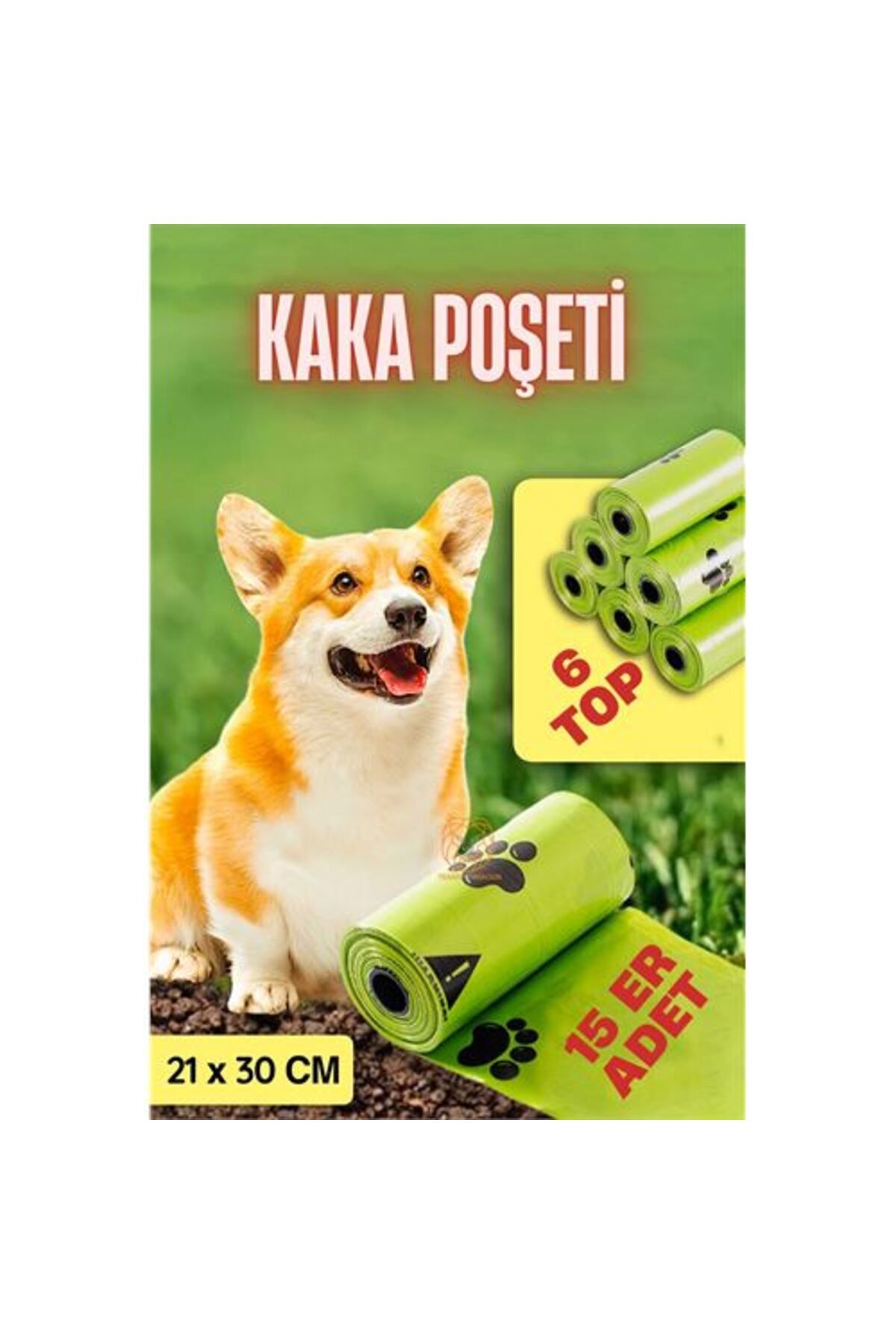 karacadağ Köpek Kaka Poşeti 90 Adet Köpek Dışkı Poşeti - KRC7580-6110