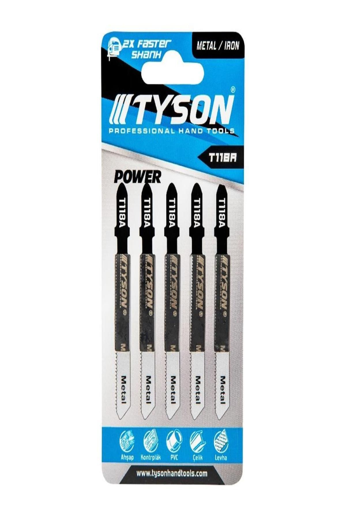 Nextpage Tyson Dekupaj Metal Testere Bıçak T118a 5li Set Tys9503