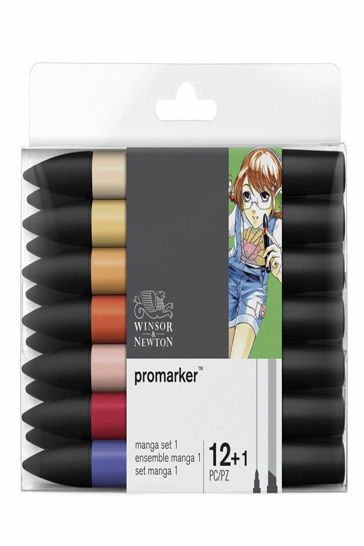 Nextpage Winsor Newton Promarker Mang.Set 12 Rn+Kar 0290139