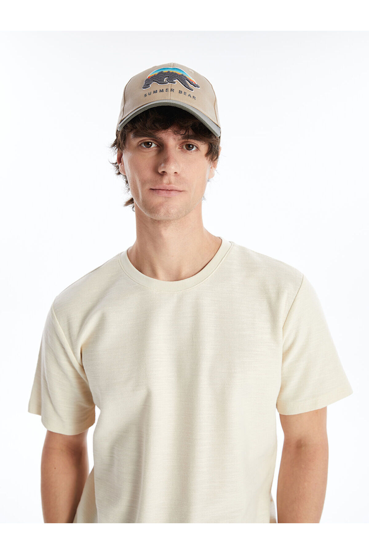 LC Waikiki-Lcwk Embroidered Men's Cap Hat 1