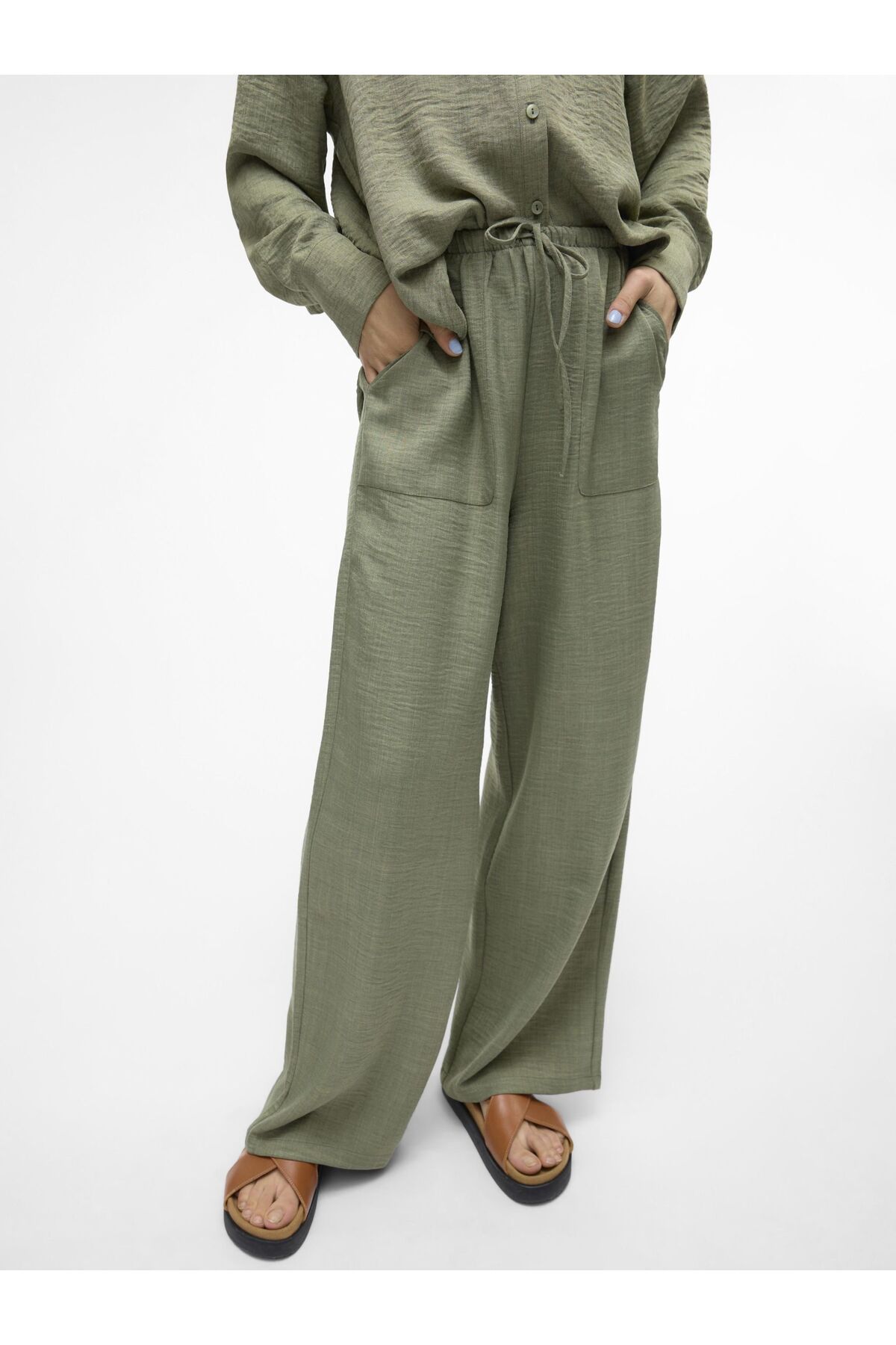 Vero Moda-Hortum Mit Weitem Beinschnitt Vmmelaney Hohe Taille Hortum 5