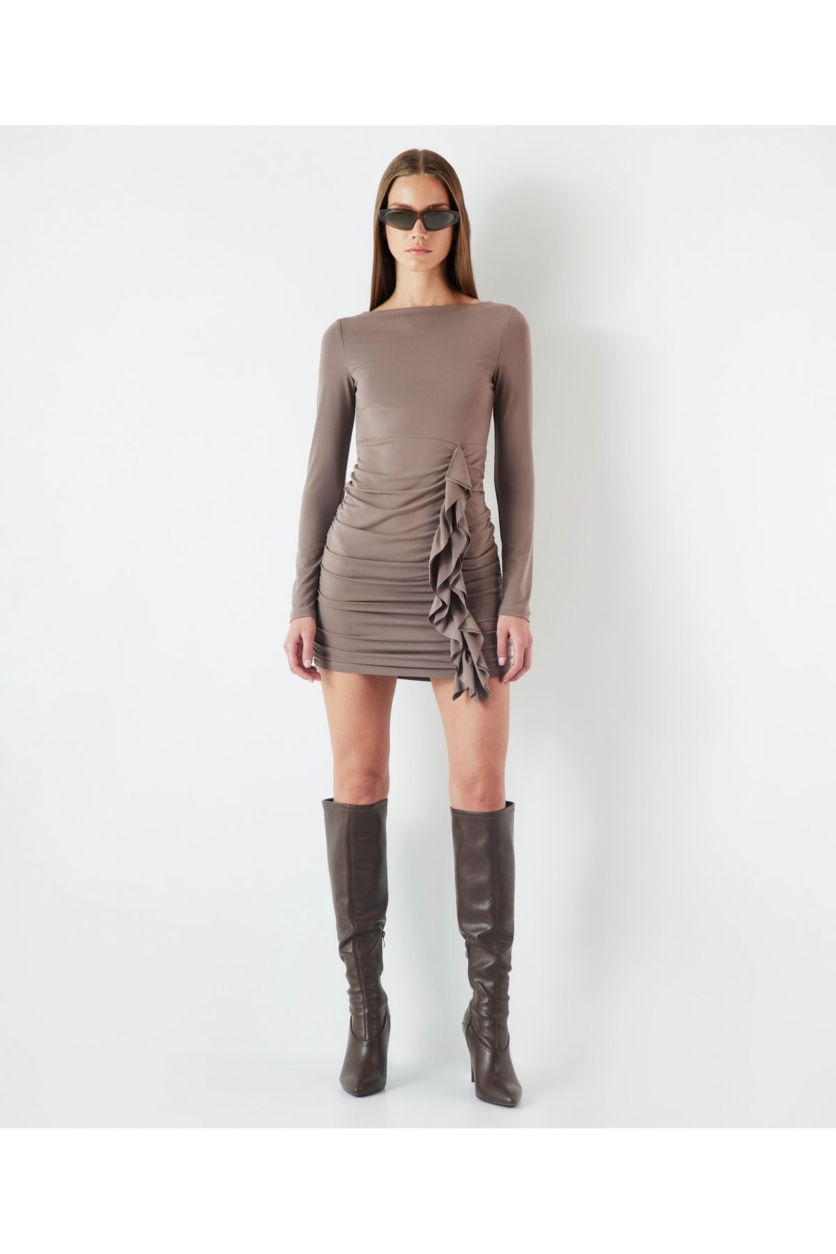 İpekyol-Draped mini dress 4