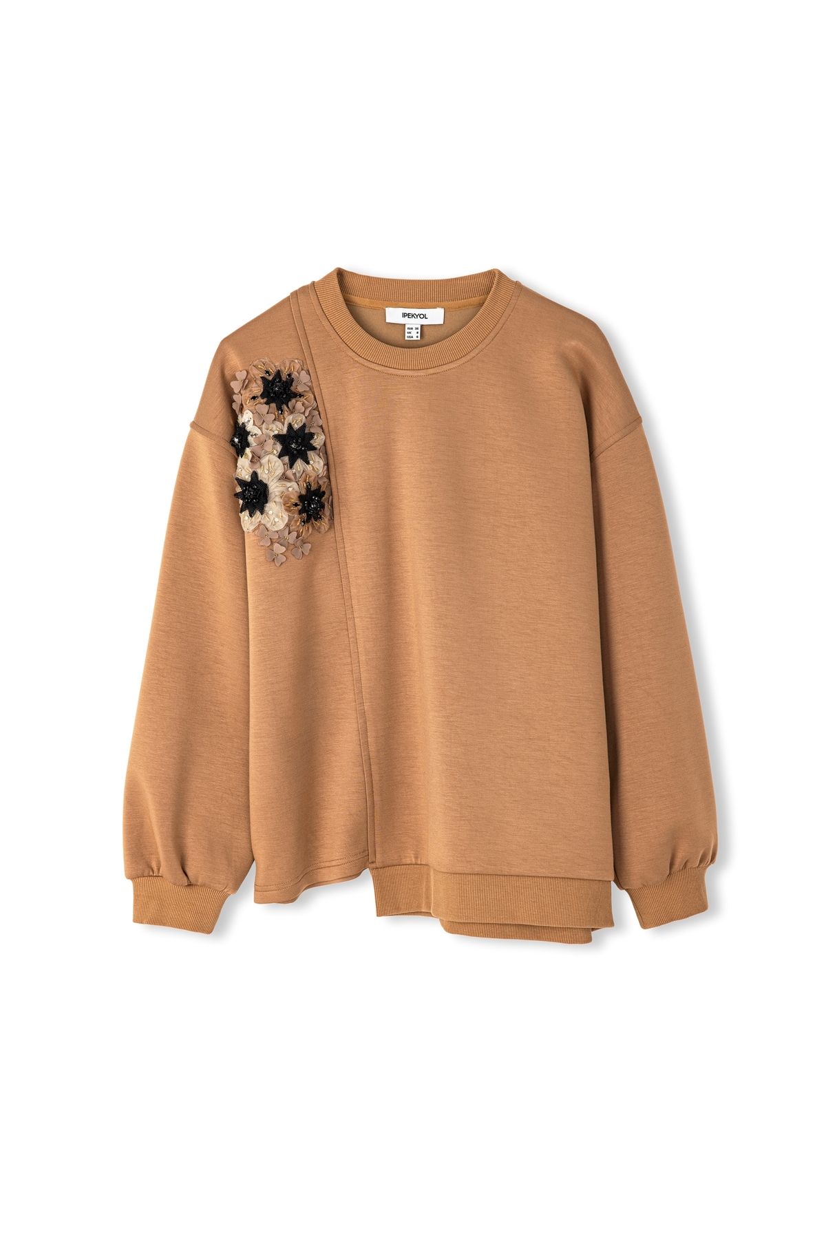 İpekyol-Flower embroidered sweatshirt 3