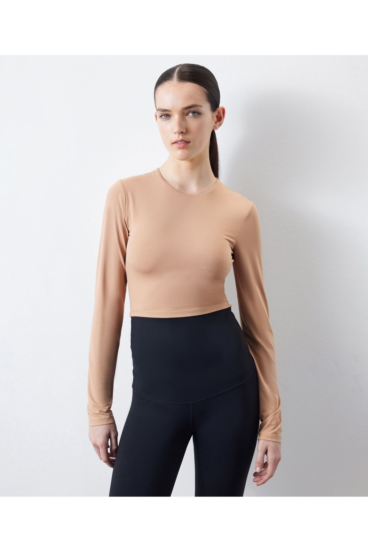 İpekyol-Bodysuit - Beige - Crop 1