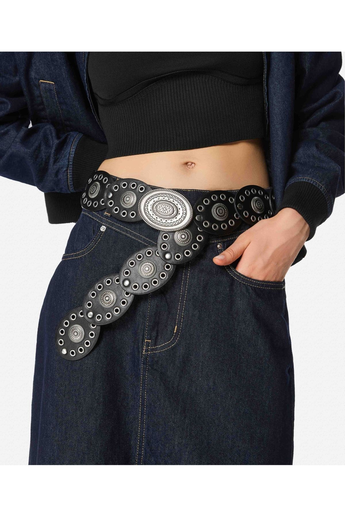 Twist-Metal Buckle and Printed Belt 2