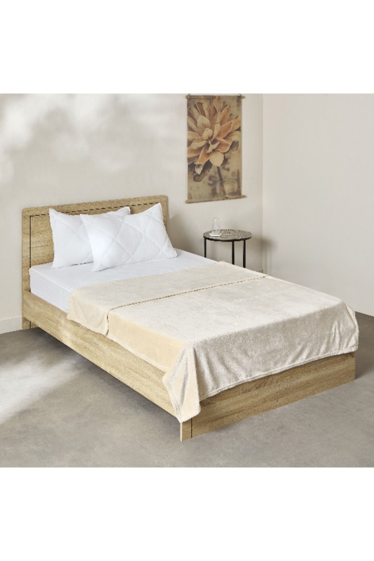 Home Box-Nova Solid Flannel Twin Blanket - 140x200 cm 6