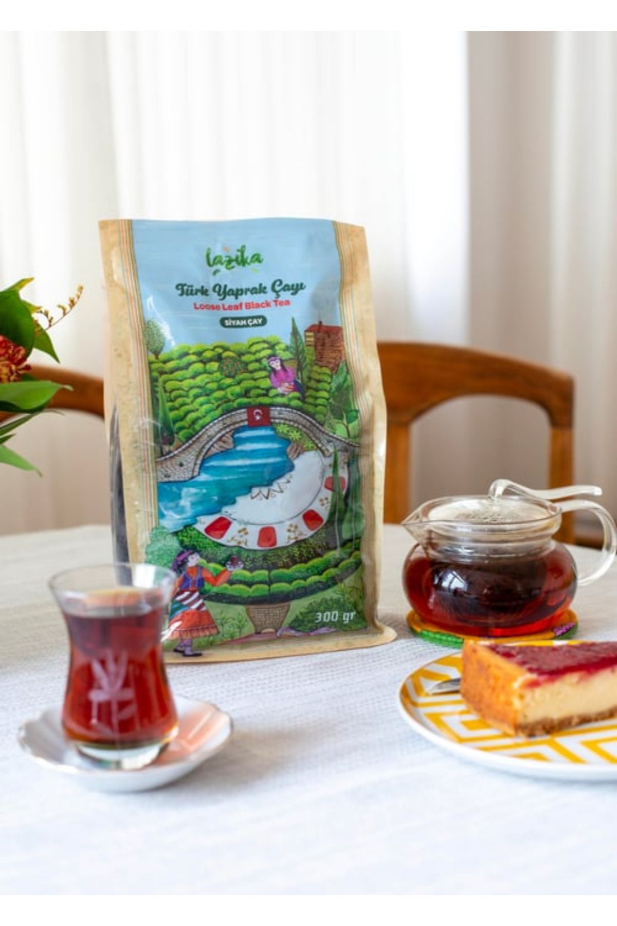 LAZİKA-1xturk Leaf Black Tea - 300g, Natural Black Tea 400g 6