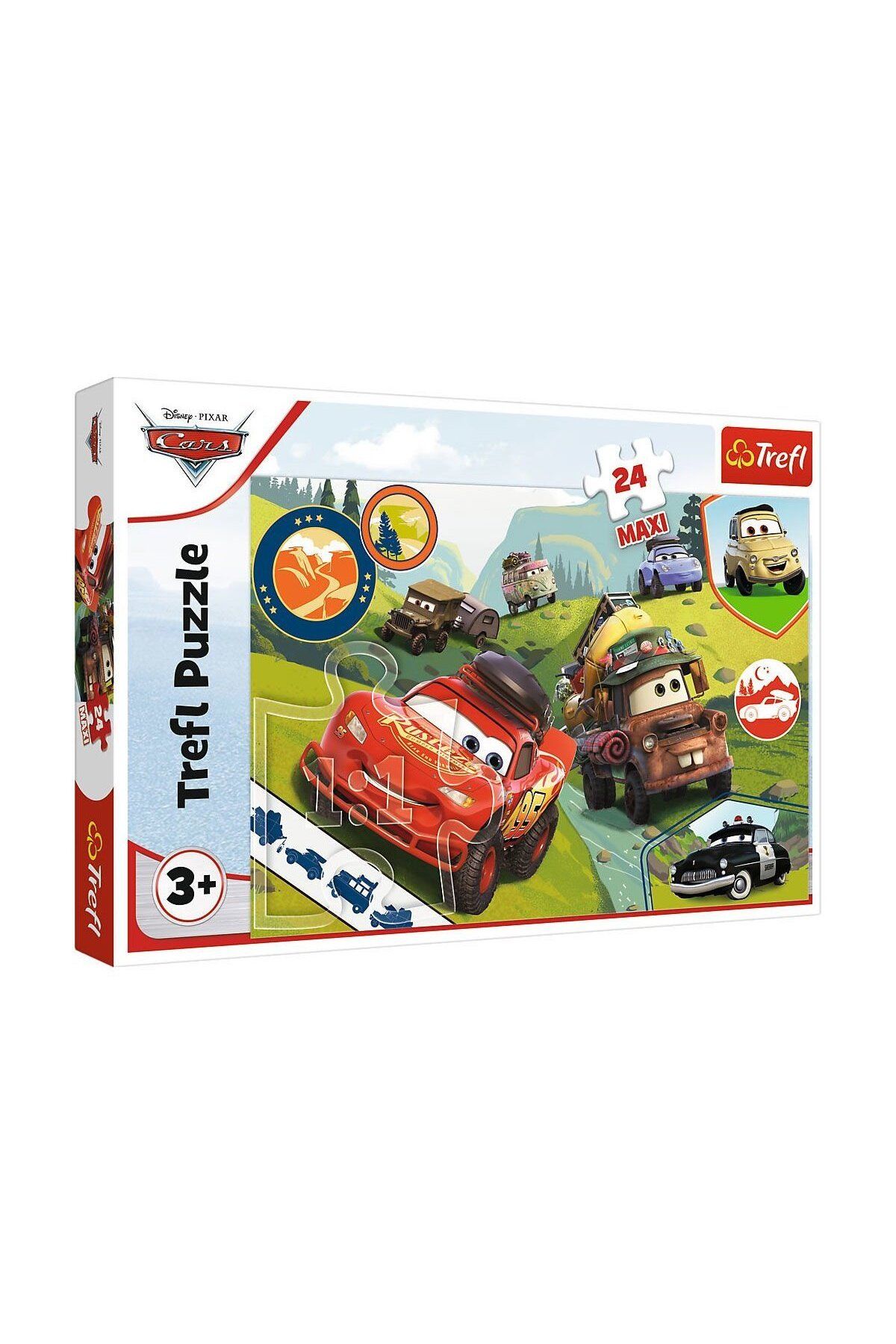 VARDEM OYUNCAK PUZZLE-14352 Maxi Disney Cars 3 24 Parça Çocuk Puzzle