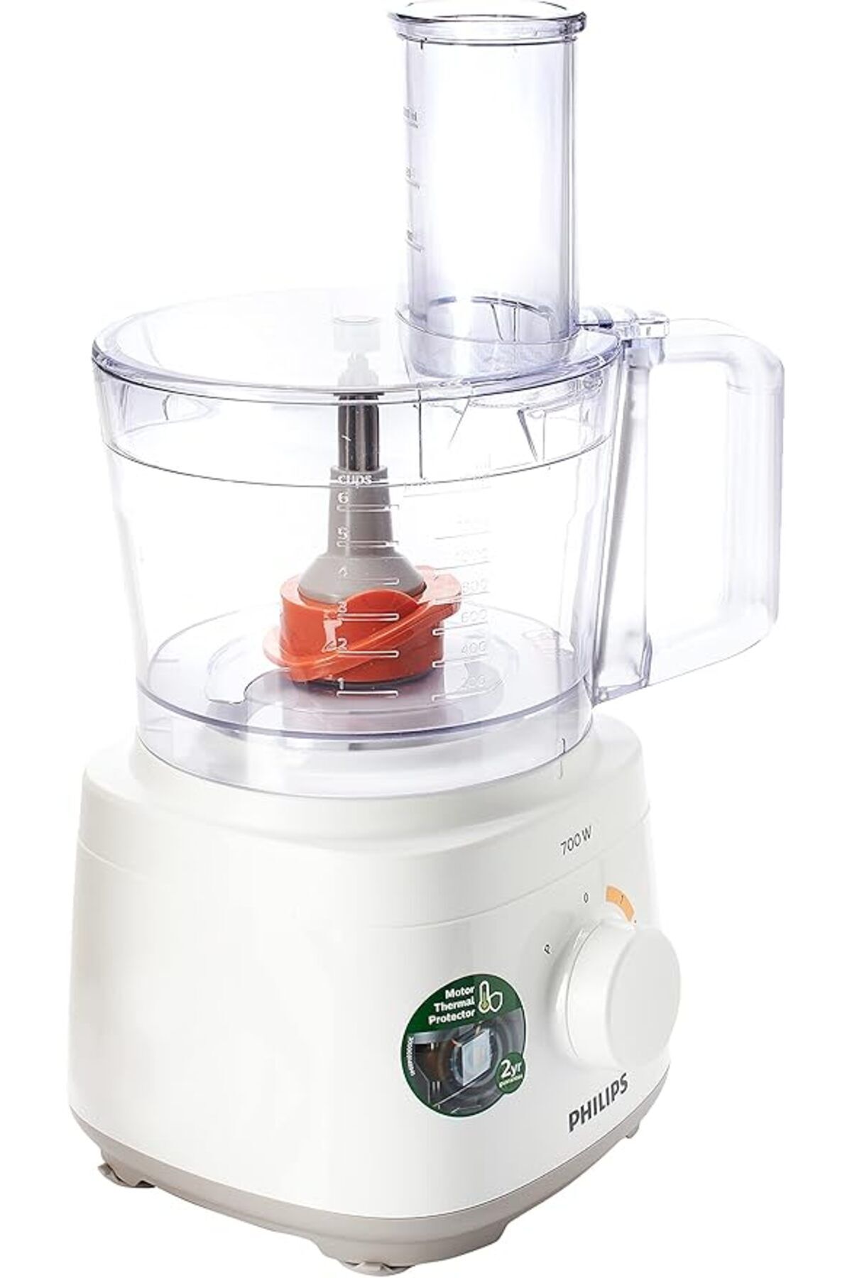 Philips-معالج طعام مدمج من مجموعة ديلي كوليكشن، Hr7310/01، أبيض 2