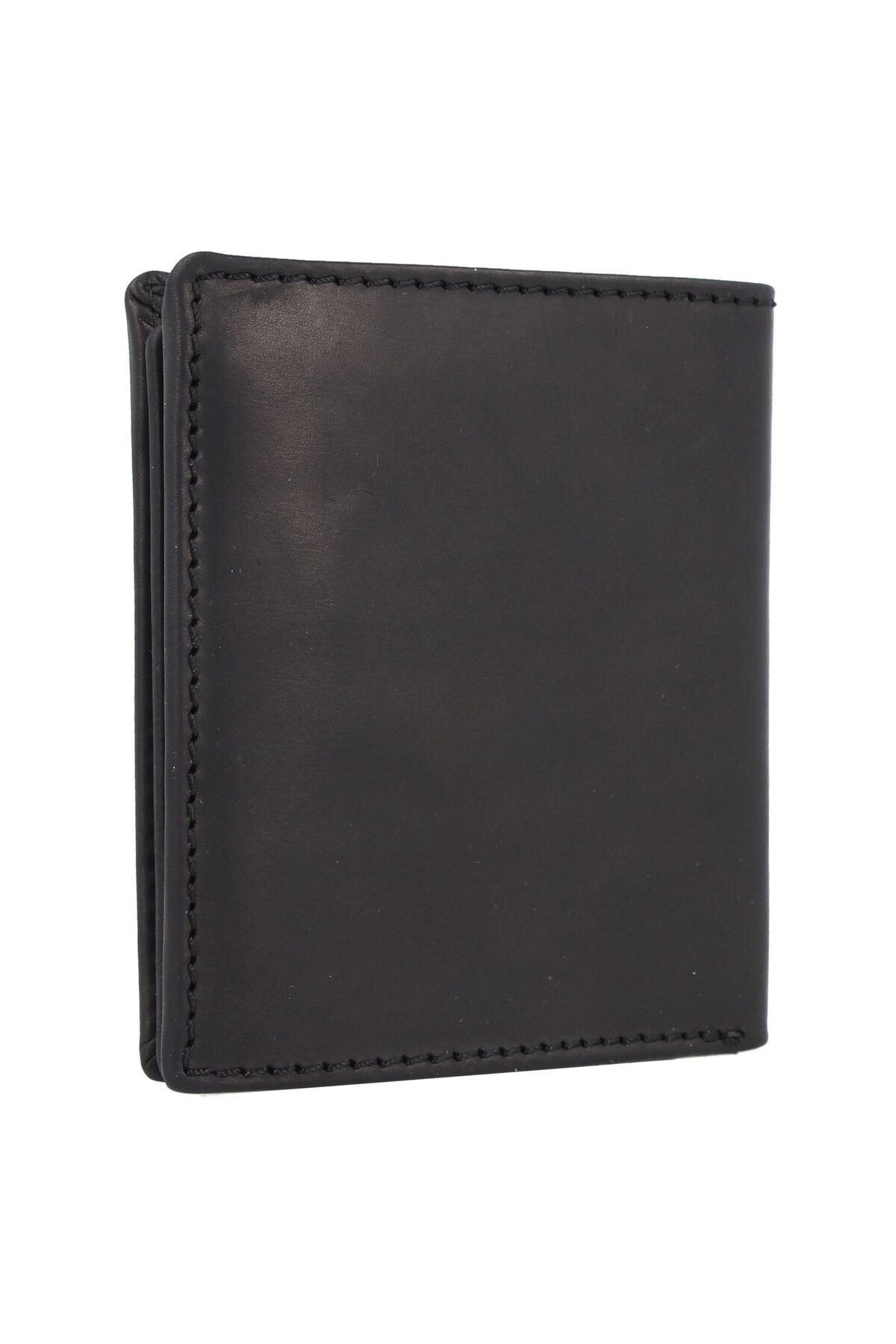 Greenburry-Pure Black Wallet RFID protection Leather 11 cm 4