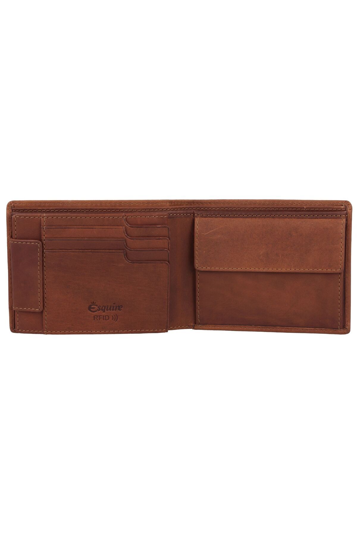 Esquire-Dallas Geldbörse RFID Schutz Leder 13,5 cm 5