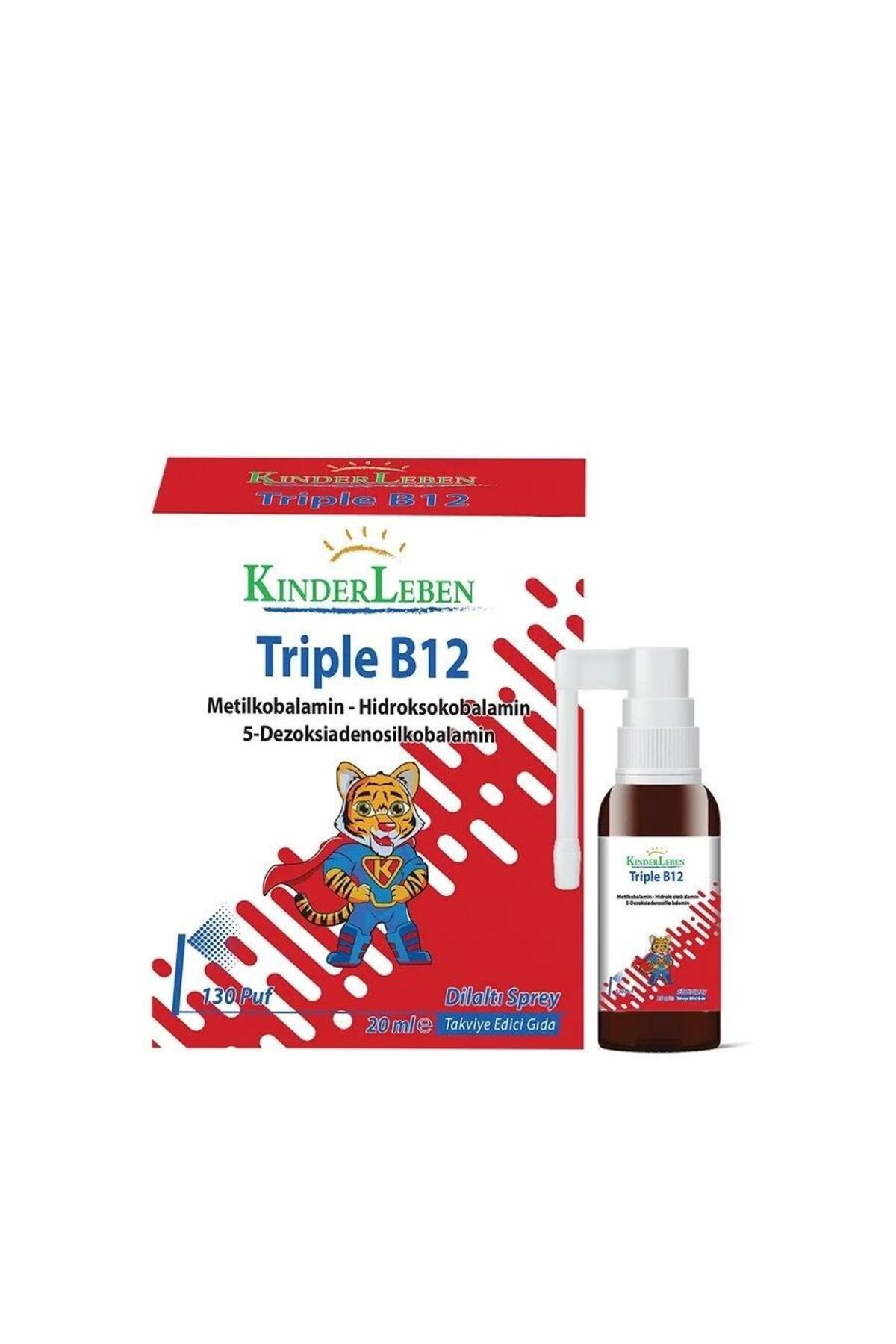 Kinderleben Triple B12 Vitamin B12 Sprey 20ml - Fiyatı, Yorumları