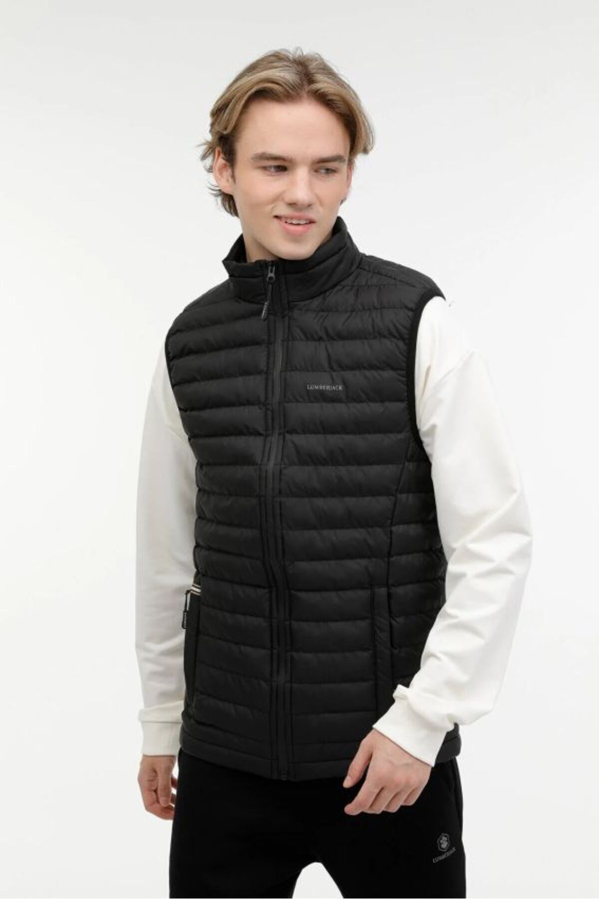 lumberjack-Men's Black Vest - ml 4Pr Brt Vest 1