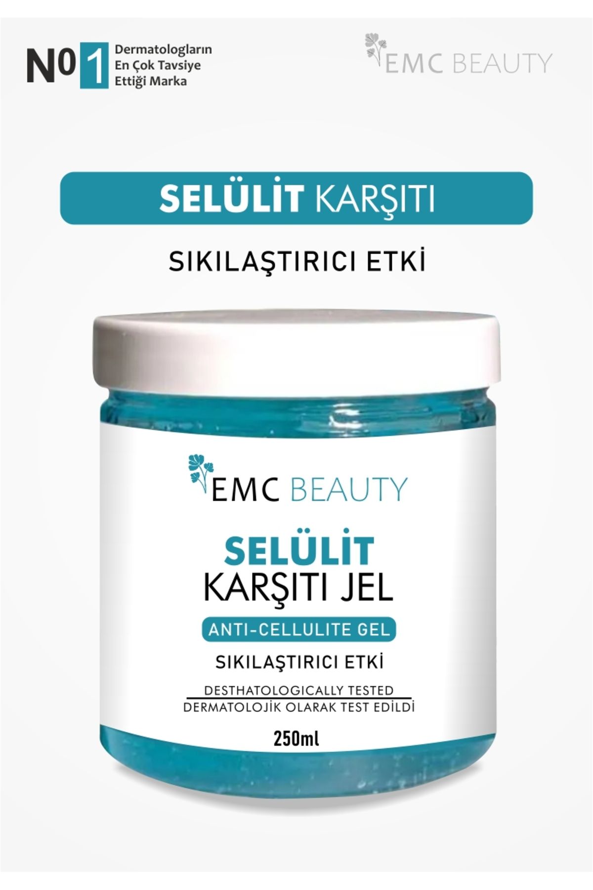 EMC BEAUTY Selülit Ve Çatlak Giderici Vücut Şekillendirici Sıkılaştırıcı Jel 250 ml