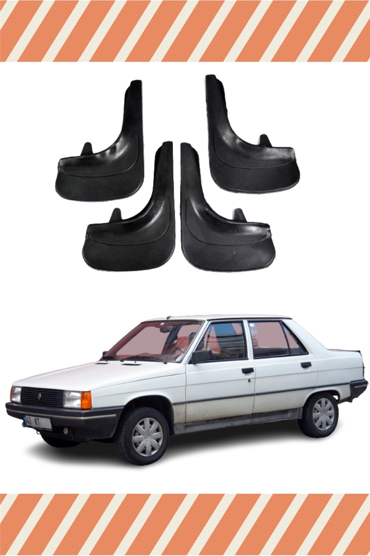 Genel Markalar Renault Brodway Uyumlu 4'lü Tozluk Çamurluk Paçalık