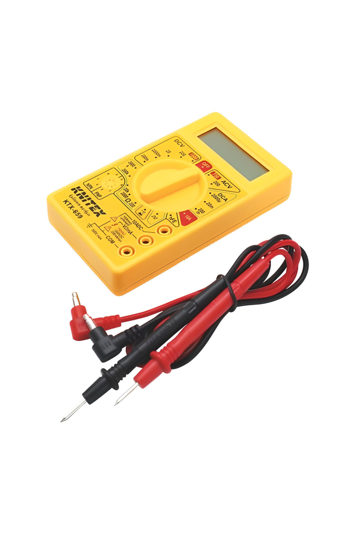 Knitex Dijital Avometre Multimetre Ölçü Aleti Akım Voltaj Direnç Ölçer KTX-659