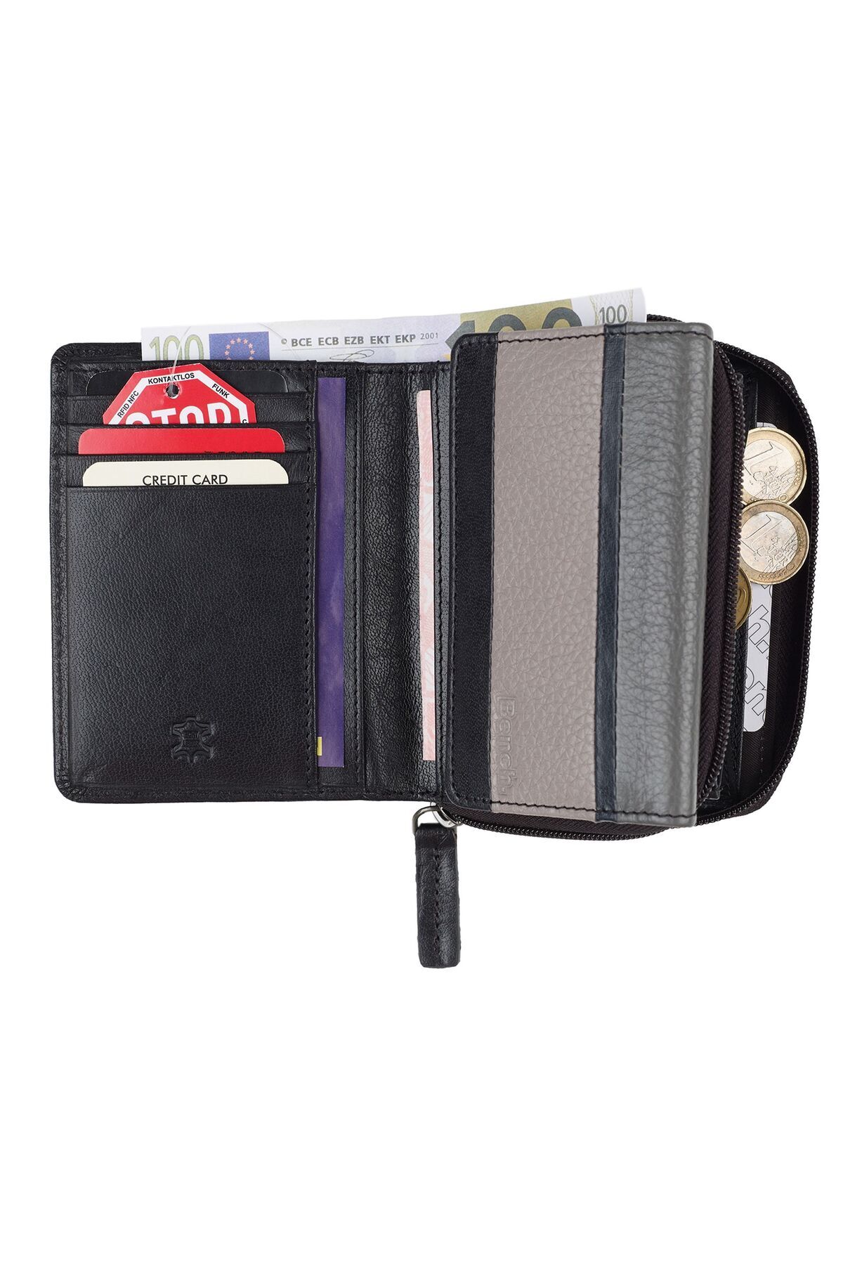BENCH-Wallet RFID leather 10 cm 2