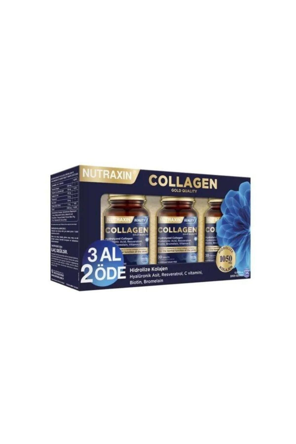 Nutraxin Beauty Gold Collagen 30 Tablet 3 Al 2 Öde