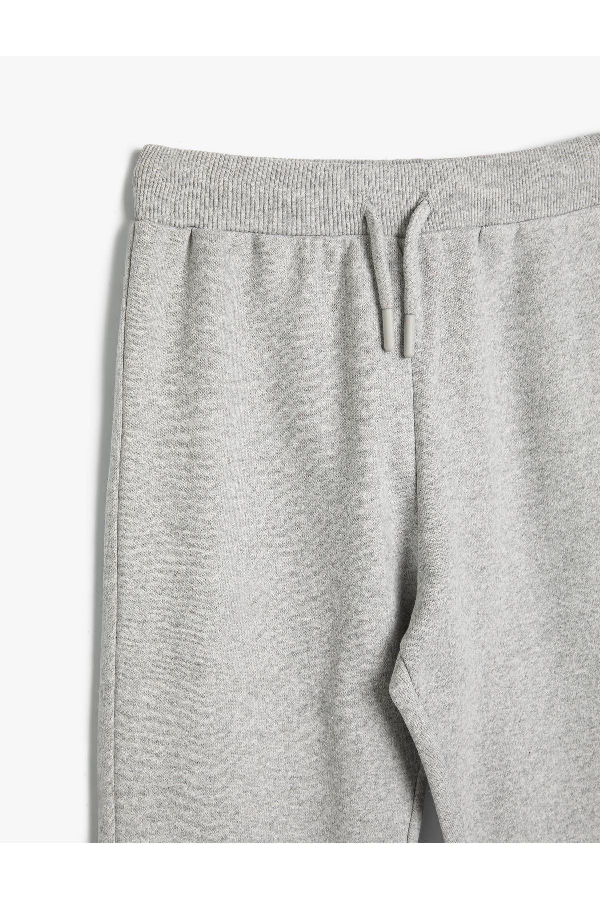 Koton-Basic Jogger Sweatpants with Tie-Up Waist and Pockets 3
