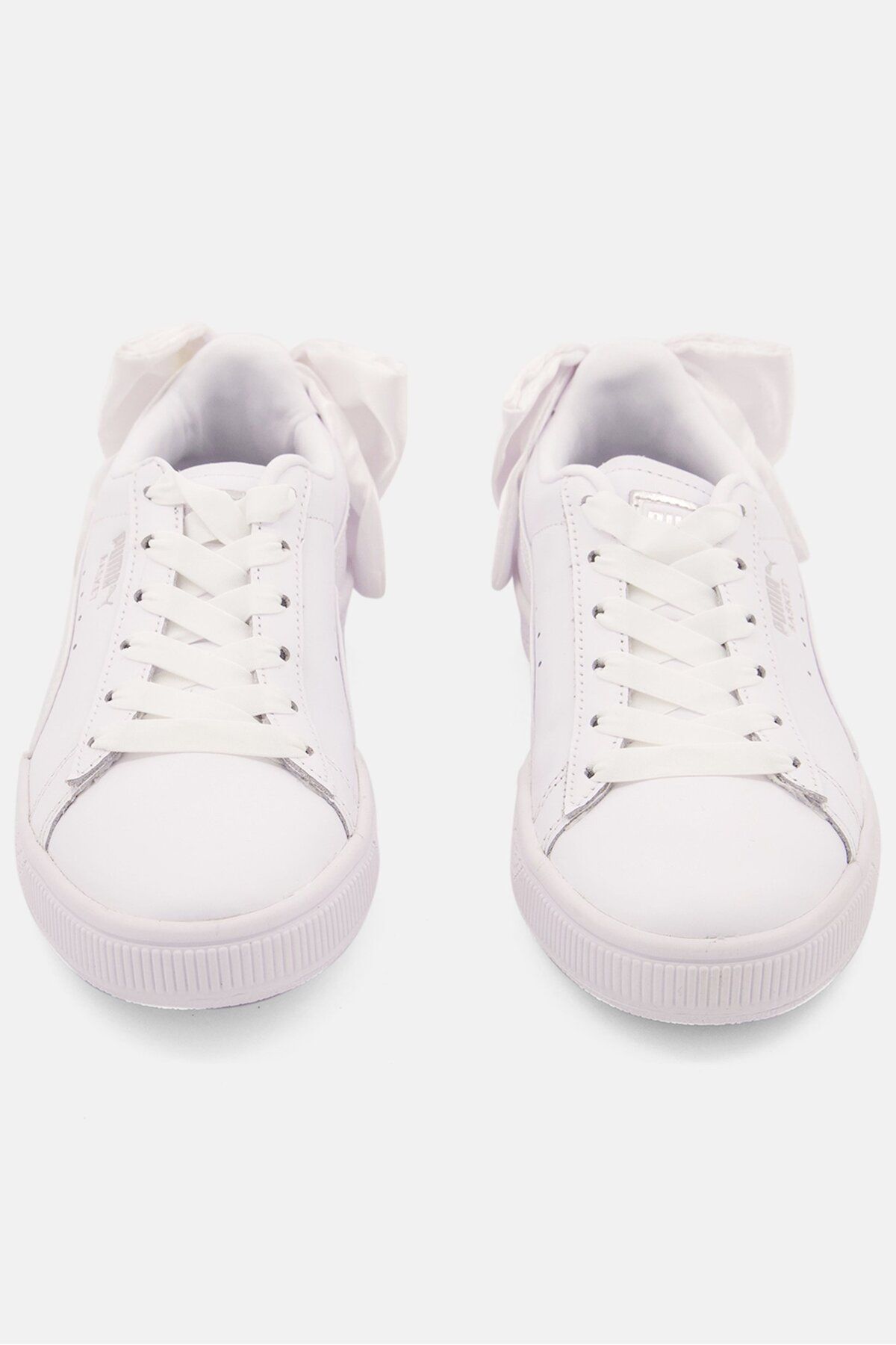 Puma-BASKET BOW WN S White Women's Sneaker Shoes100462623 4