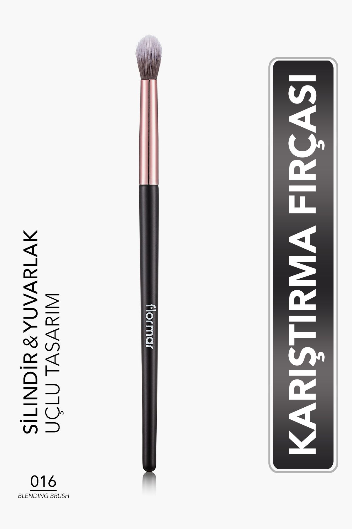 Flormar Yuvarlak Uçlu Silindir Far Karıştırma Fırçası - Blending Brush - 016 - 8690604597819