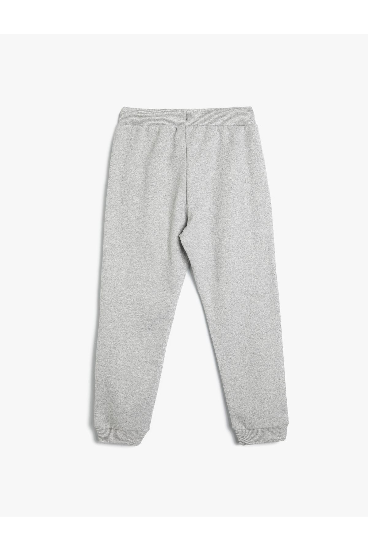 Koton-Basic Jogger Sweatpants with Tie-Up Waist and Pockets 2