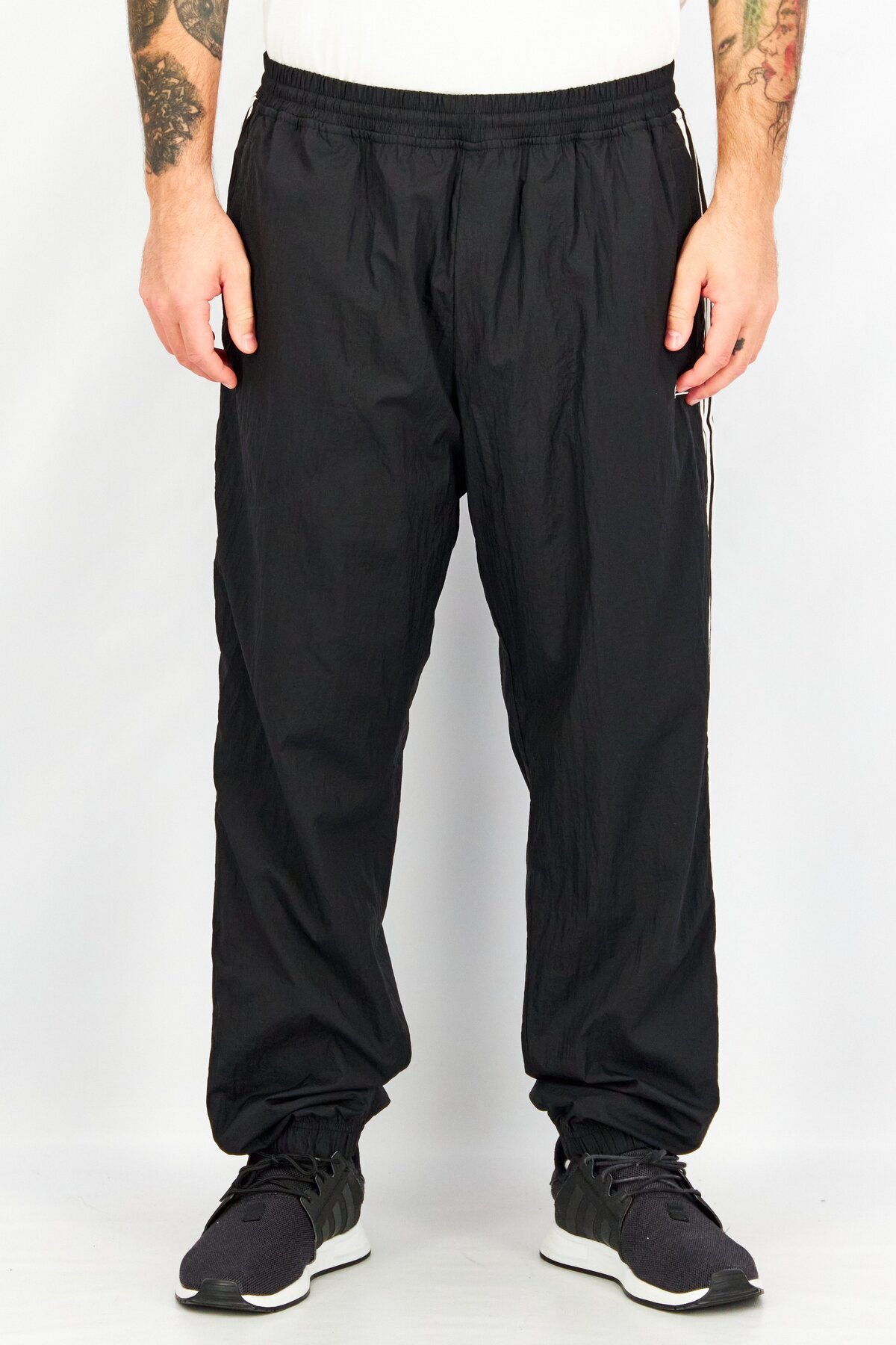 adidas-Men Sportswear Fit Training Track Pants, Black 1