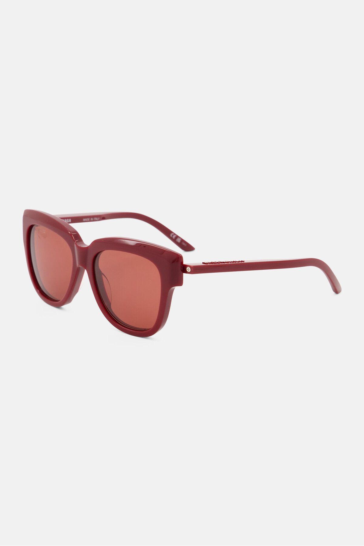 Balenciaga-Women Bb0160s-004 Sunglasses, Maroon 5