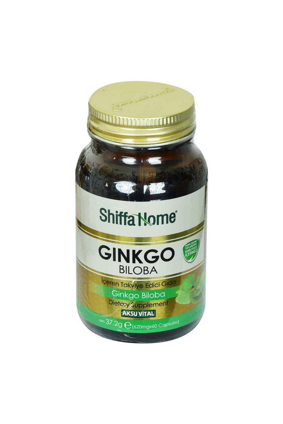 K&A Shiffa Home Ginkgo Biloba Diyet Takviyesi 620 Mg x 60 Kapsül