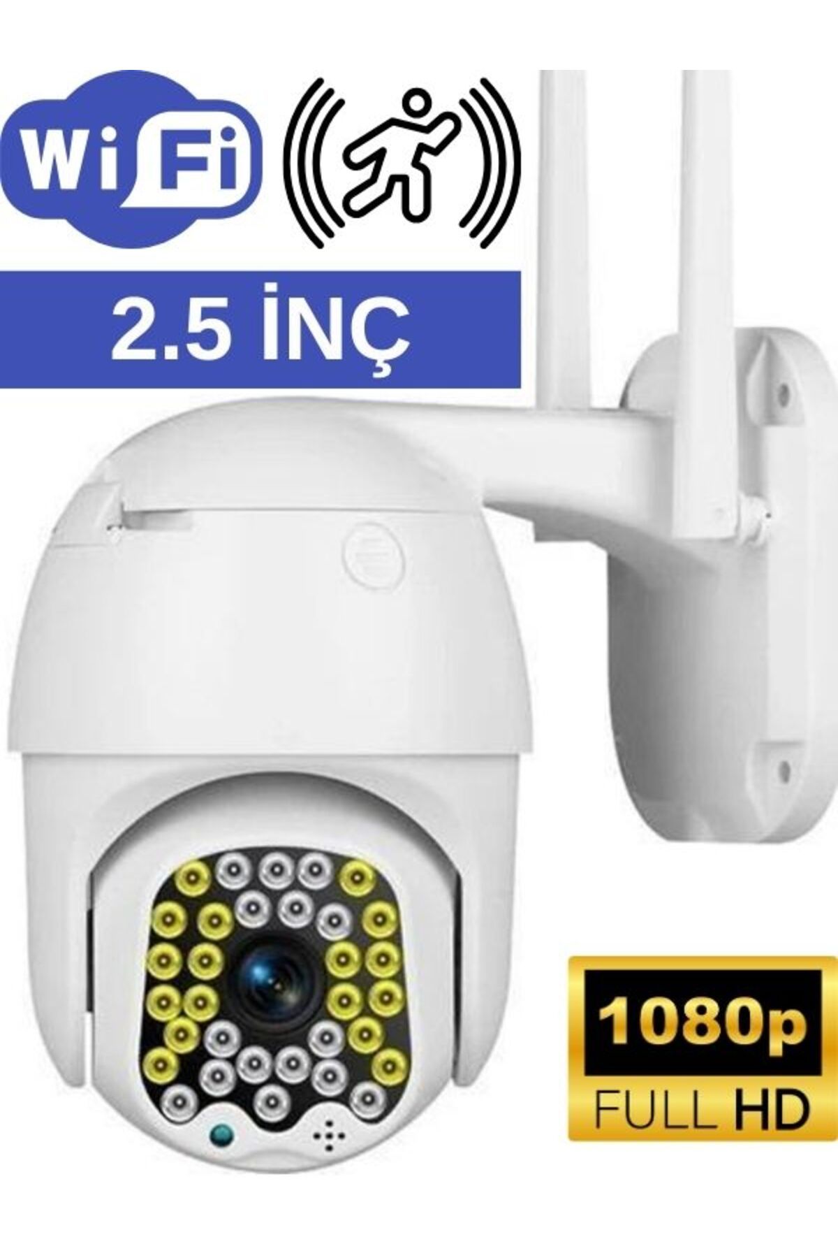 Smith Blm-04 Full Hd 1080p Ip66 Wifi Akıllı Haraket Sensörlü Takip 4x Zoom Su Geçirmez Ip Kamera