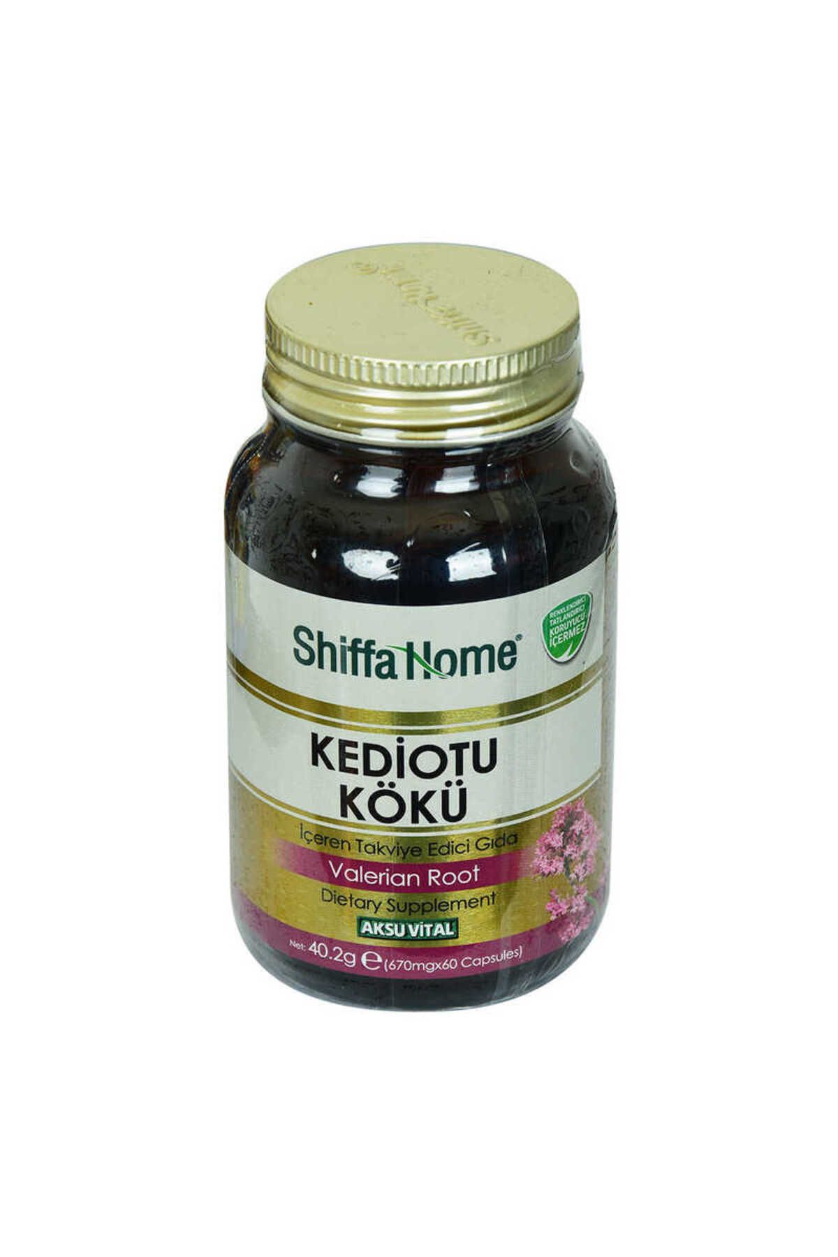 K&A Shiffa Home Kediotu Kökü Diyet Takviyesi 670 Mg x 60 Kapsül