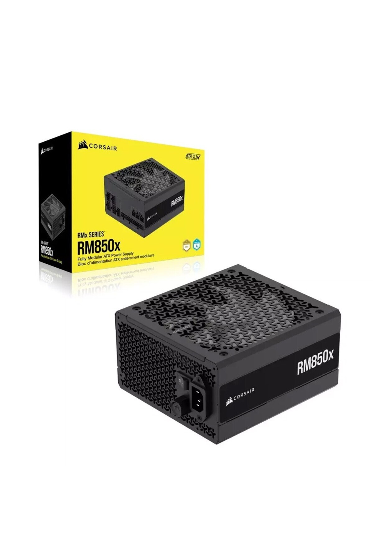 【美品】 CORSAIR RM850x 850W ATX3.1フルモジュラー電源 Corsair RM850x 850W 80Plus Gold PCIe 5.1 ATX 3.1 Tam Modular CP