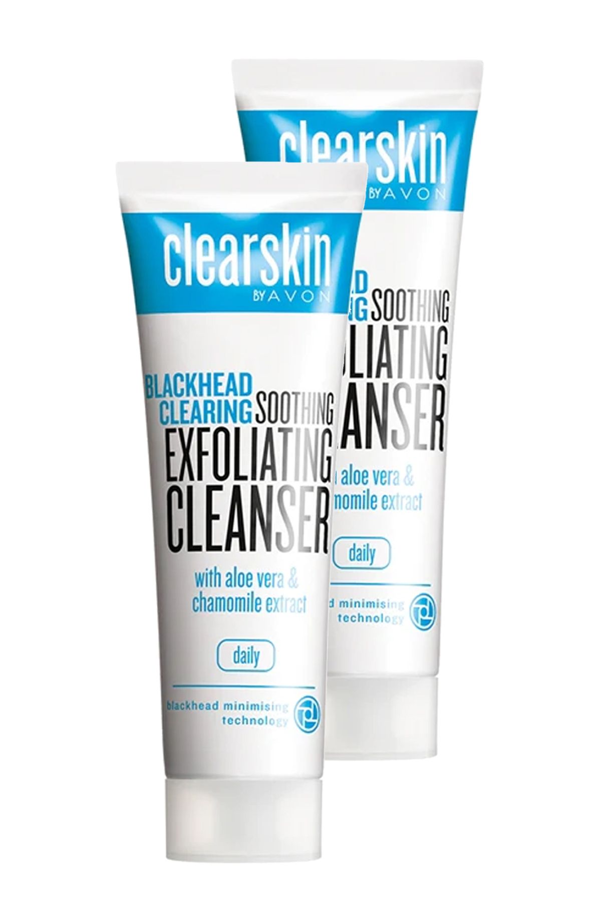 AVON Clearskin Blackhead Clearing Siyah Noktalar İçin Ferahlatan Arındırıcı Temizleyici 125 Ml. İkili Set