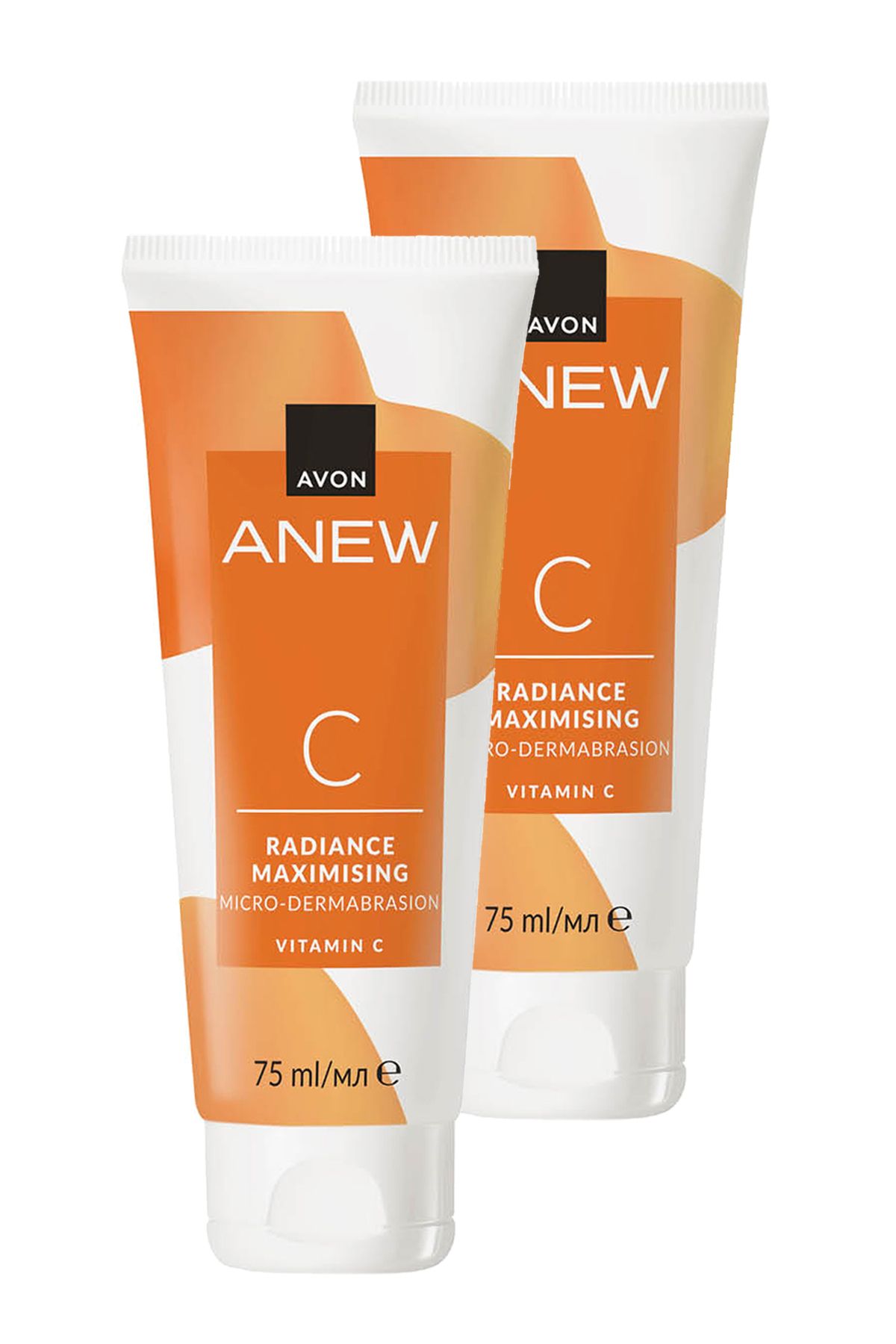 AVON Anew Radiance Maximising Mikro Dermabrazyon C Vitamin Arındırıcı Scrub 75 Ml. İkili Set