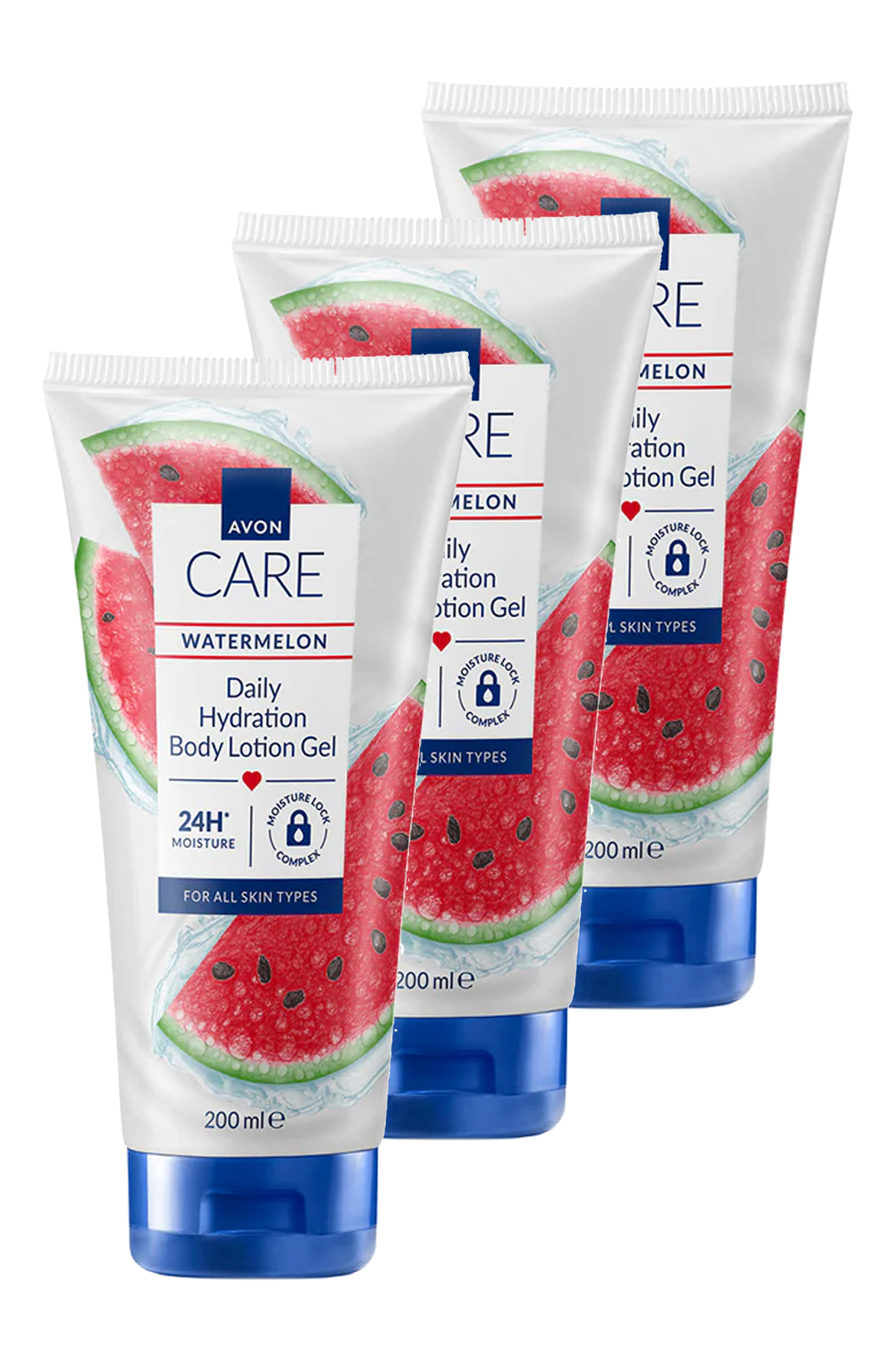 آون ژل لوسیون بدن معطر هندوانه Care Watermelon، ست سه تایی، ۲۰۰ میلی لیتر