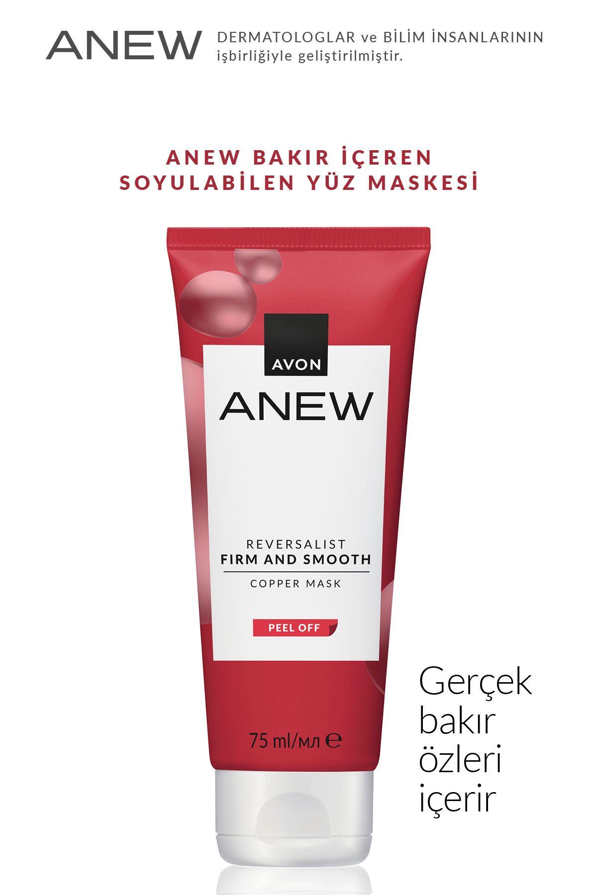 AVON-Anew Reversalist Firm and Smooth Copper Mask 75 Ml. Triple Set 3