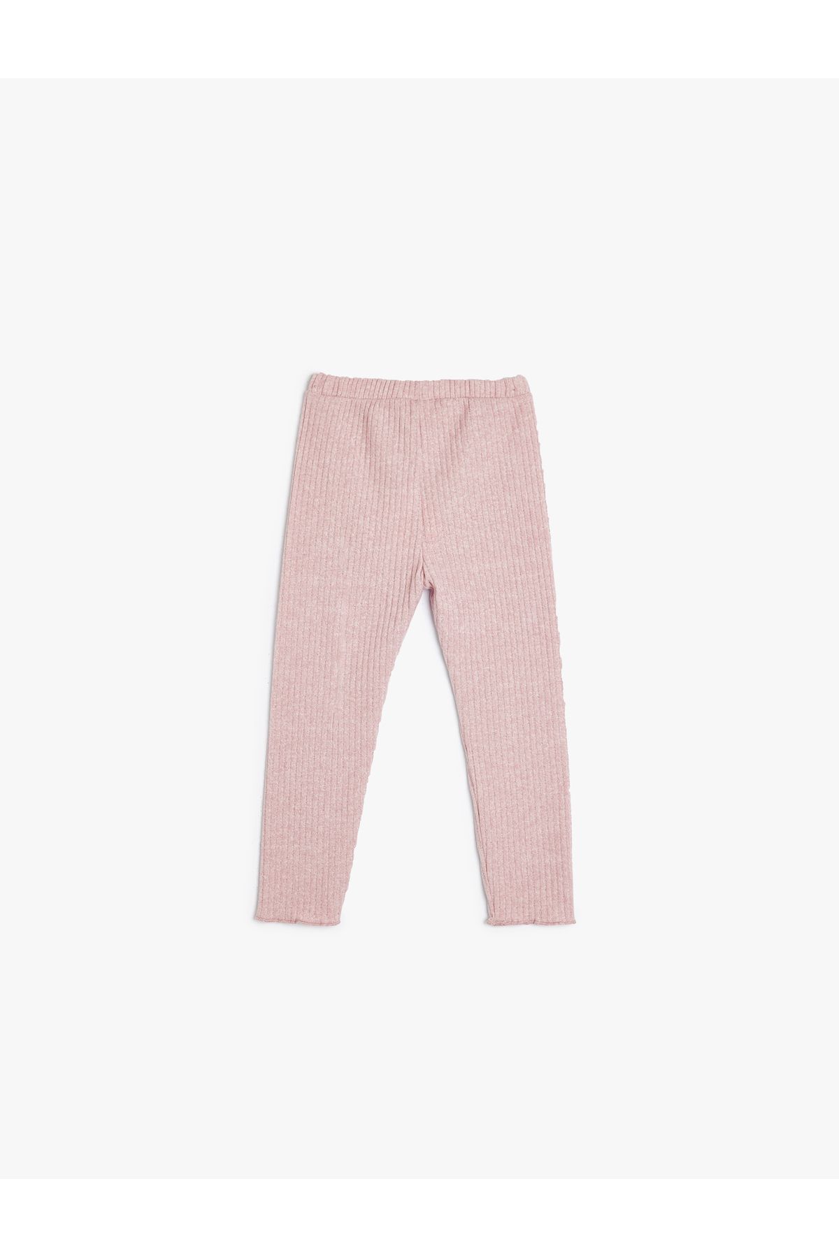 Koton-Soft Textured Basic Tights - Elastic Waist 2
